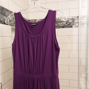 Lands End Purple maxi dress XS 2-4